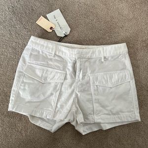 White rag & bone cargo shorts